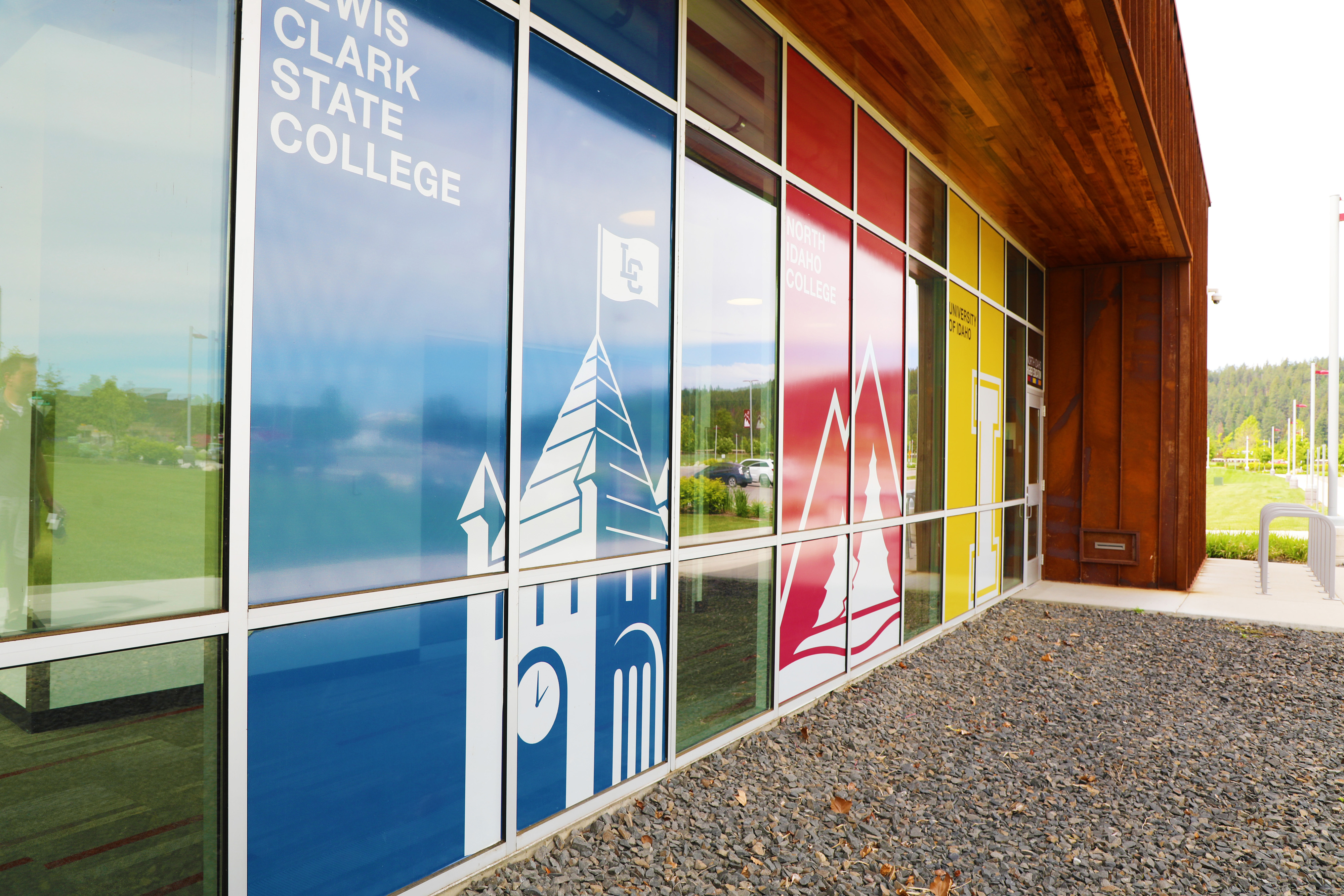 LC State and North Idaho College window graphic