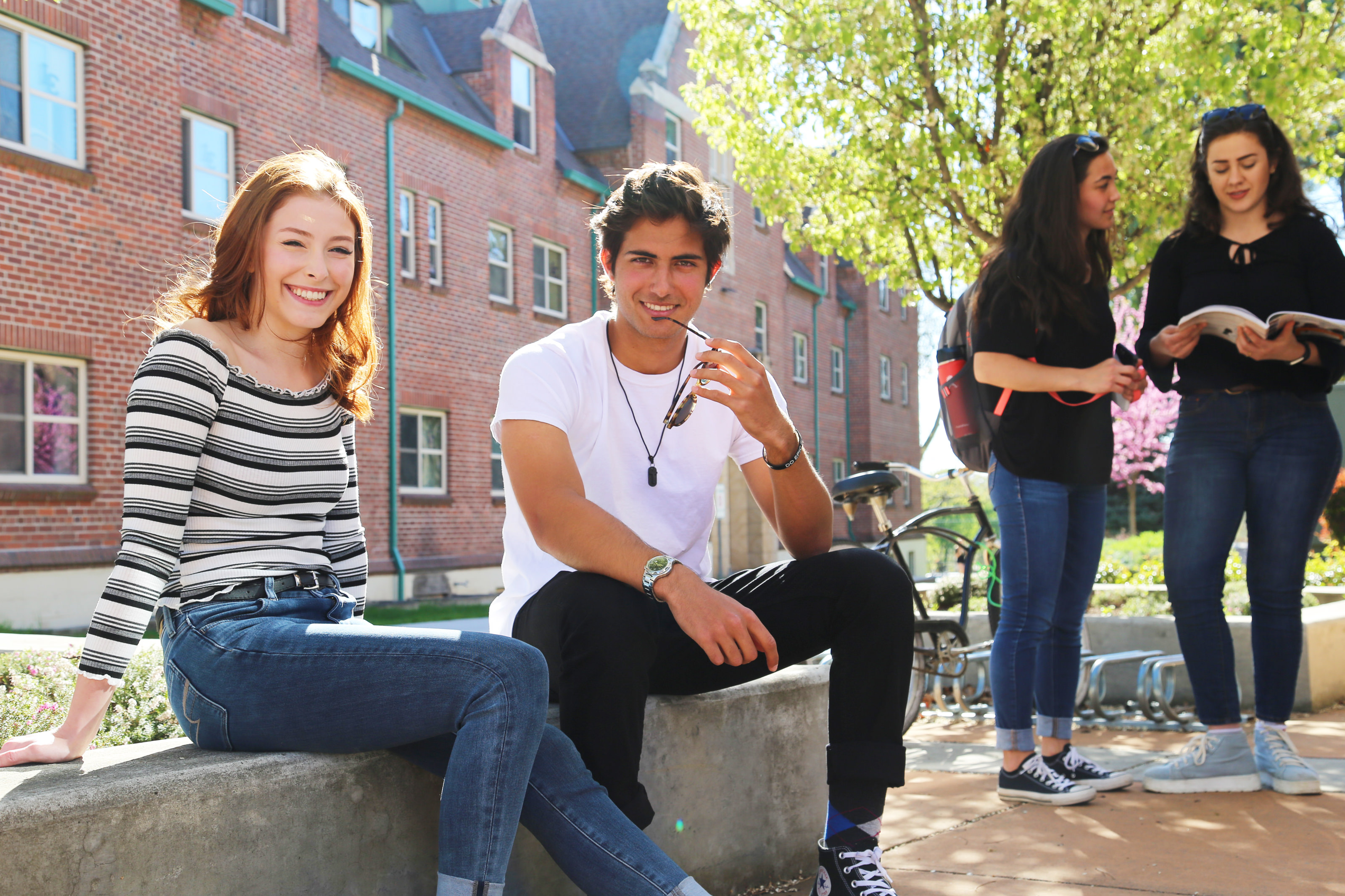 Students on Campus