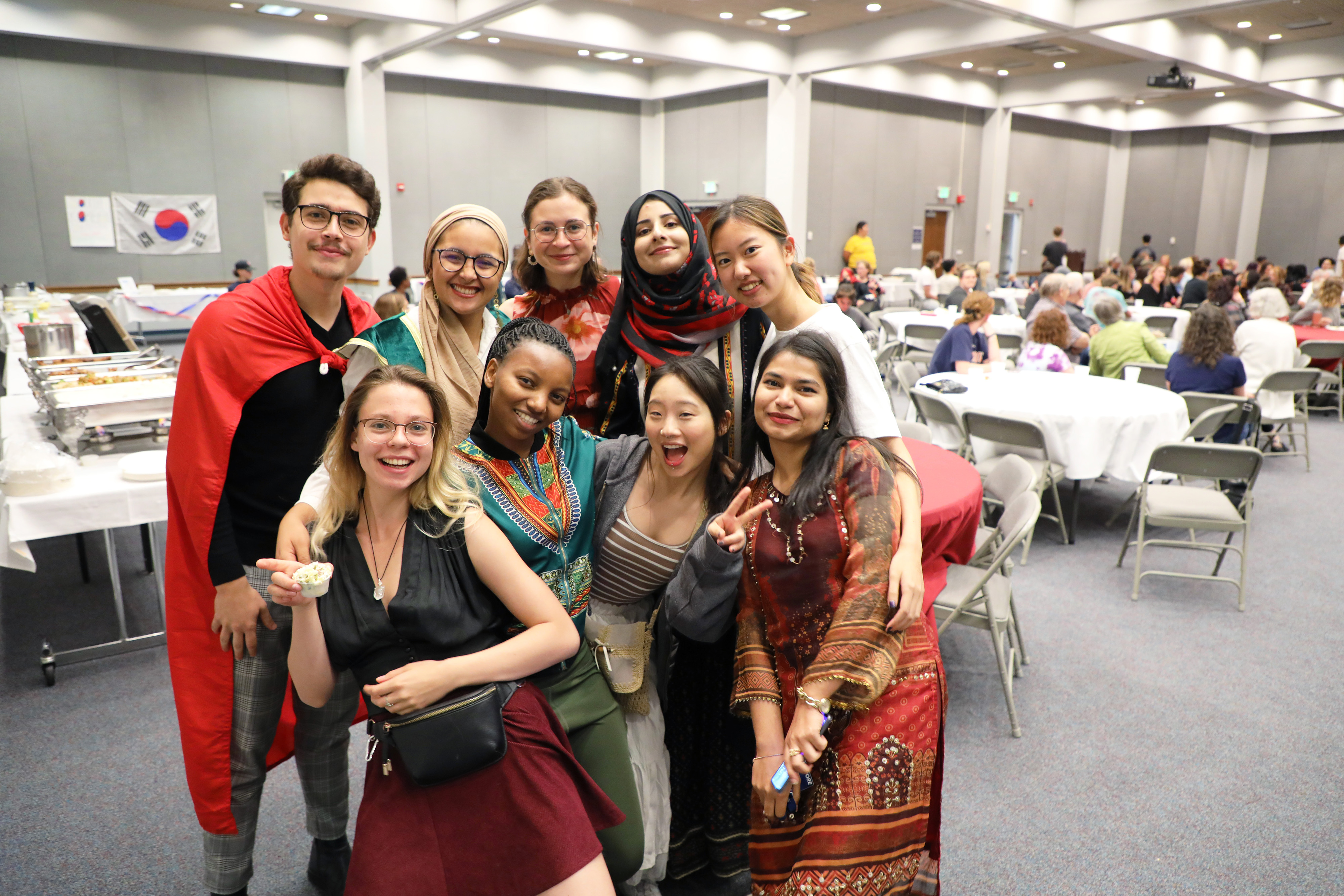 Group of students posed at LC State Food & Culture Night