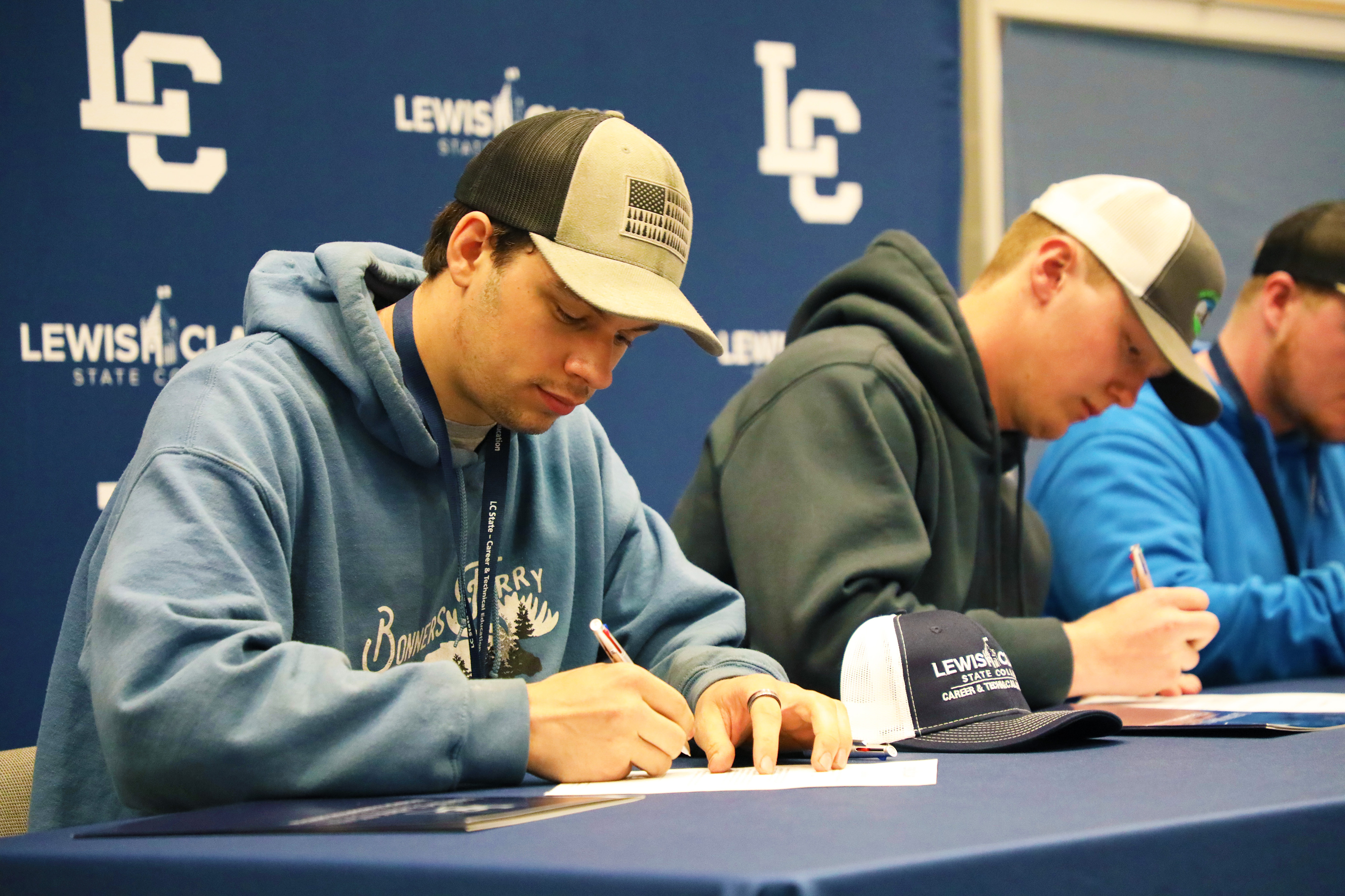 Students Signing On CTE Signing Day