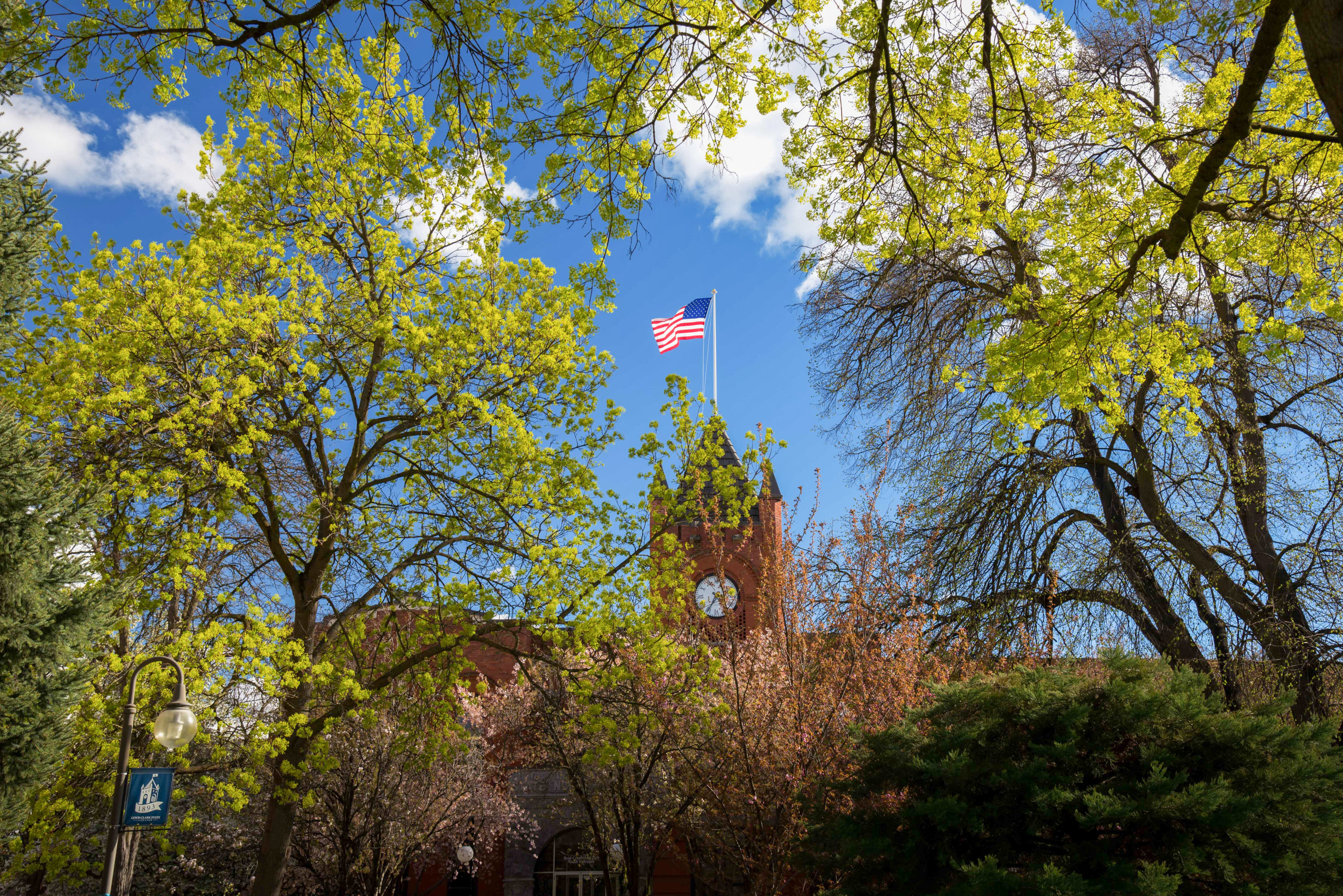 Reid Centennial Hall Clock tower