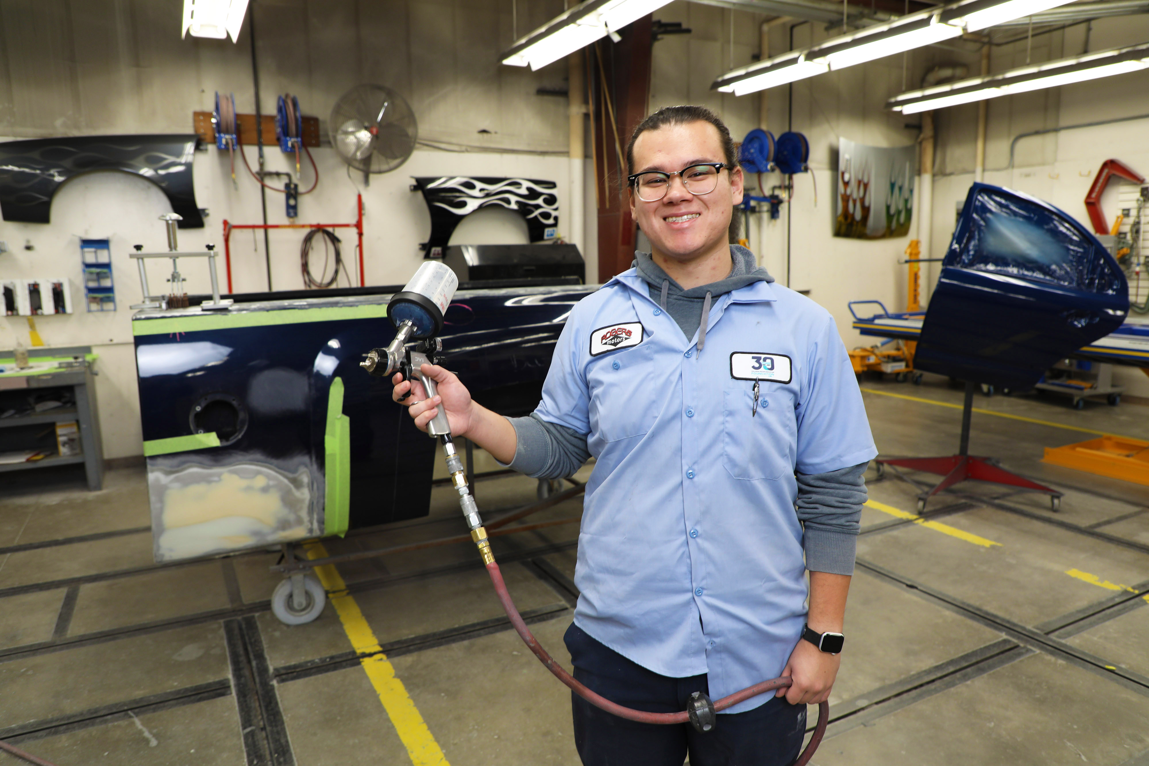 Collision Repair Technology student
