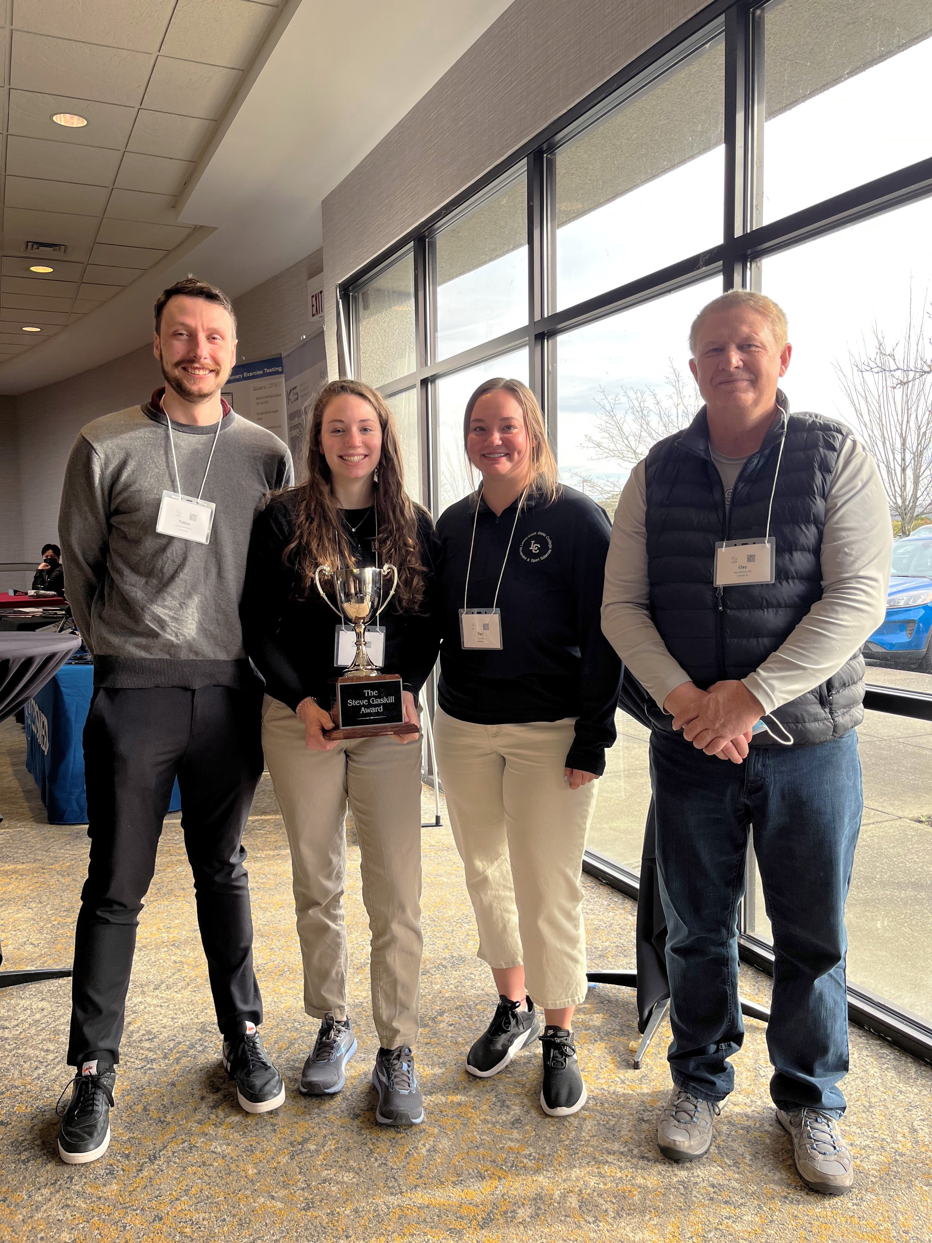 Toby Colburn, Emily Cowdrey, Tori Frei and Clay Robinson