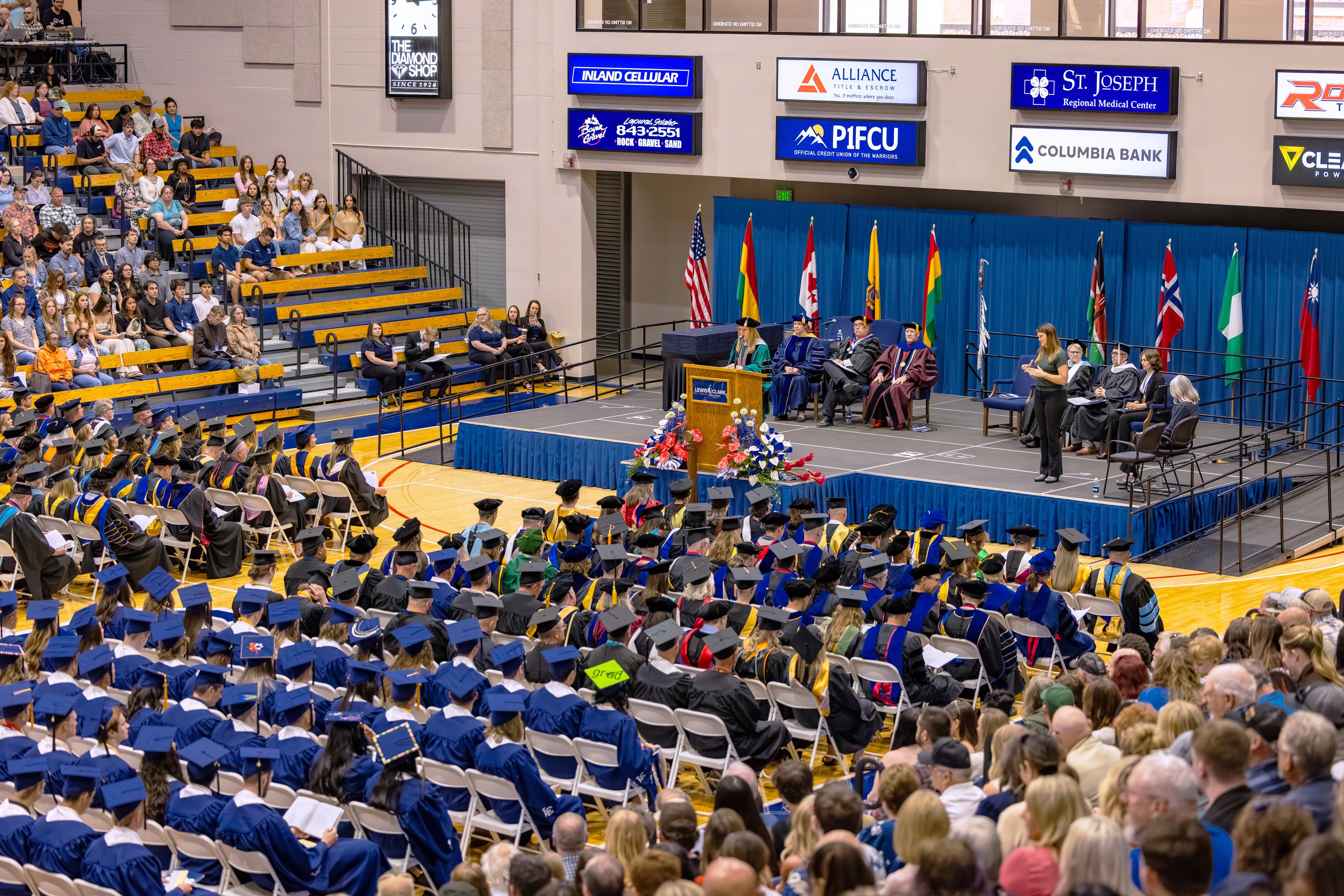 Commencement inside Activity Center
